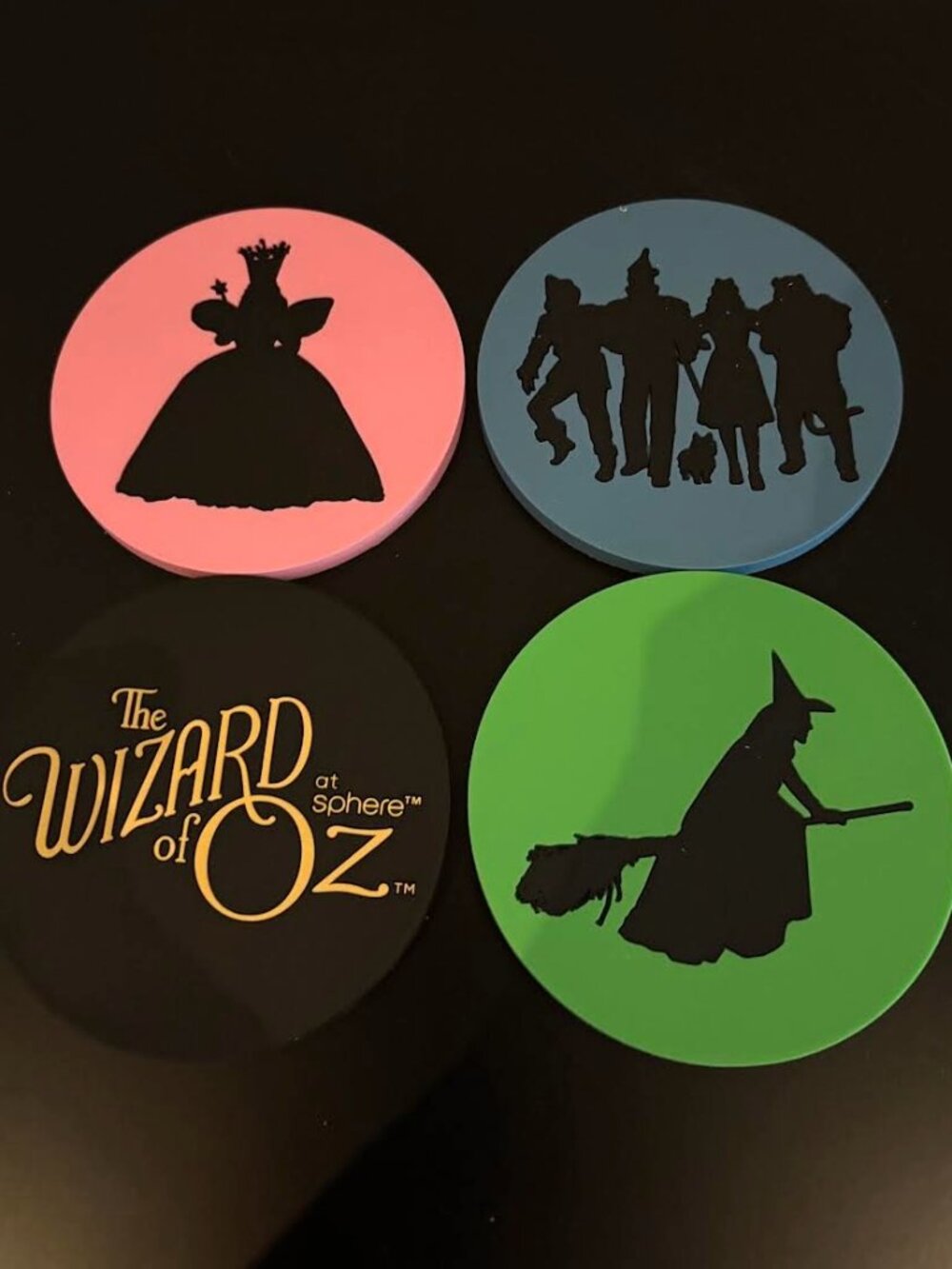 Wizard of Oz at The Sphere Coaster Set